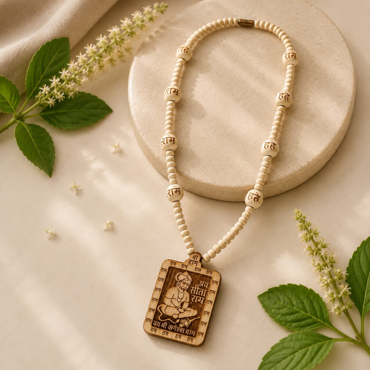 HANUMAN JI TULSI MALA LOKET