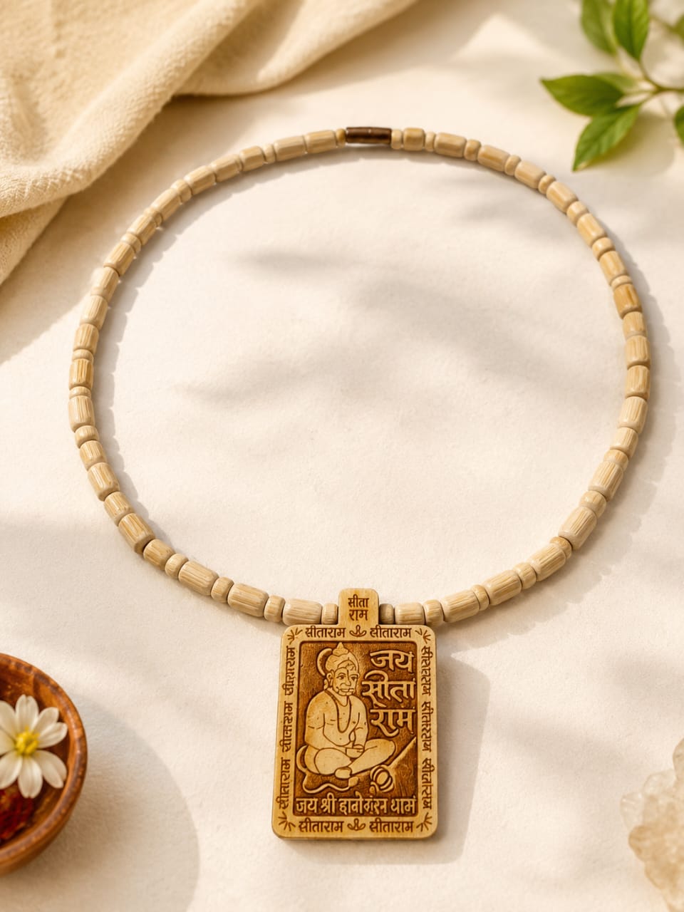 100% Original Natural Tulsi Mala for Hanuman Ji